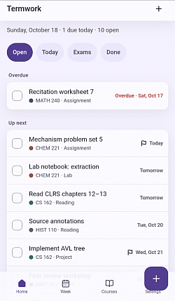 Termwork