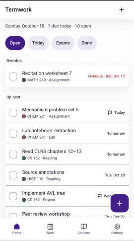 Termwork